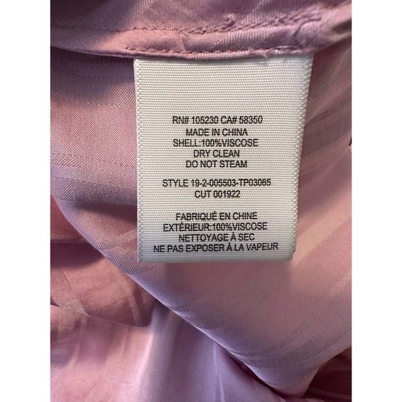 Joie Pink Cadmar Satin Button Long Sleeves Blouse size XXS - Picture 6 of 12